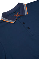 Enzo Short Sleeve Polo - Indigo