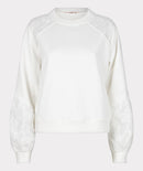 Lace Detail Jumper - Off White