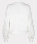 Lace Detail Jumper - Off White