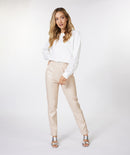 Lace Detail Jumper - Off White