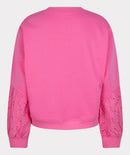 Lace Detail Jumper - Soft Pink