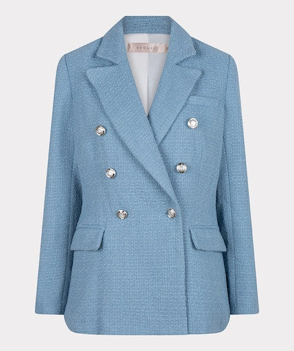 Boucle Blazer - Blue