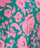 Shimmer Rose Print Skirt - Print