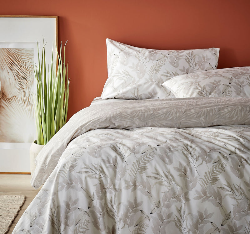Serene Leaves Duvet Cover Set