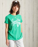 Collegiate Cali State Tee - Evergreen