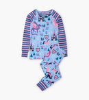 Enchanted Forest Cotton Pyjama - Blue