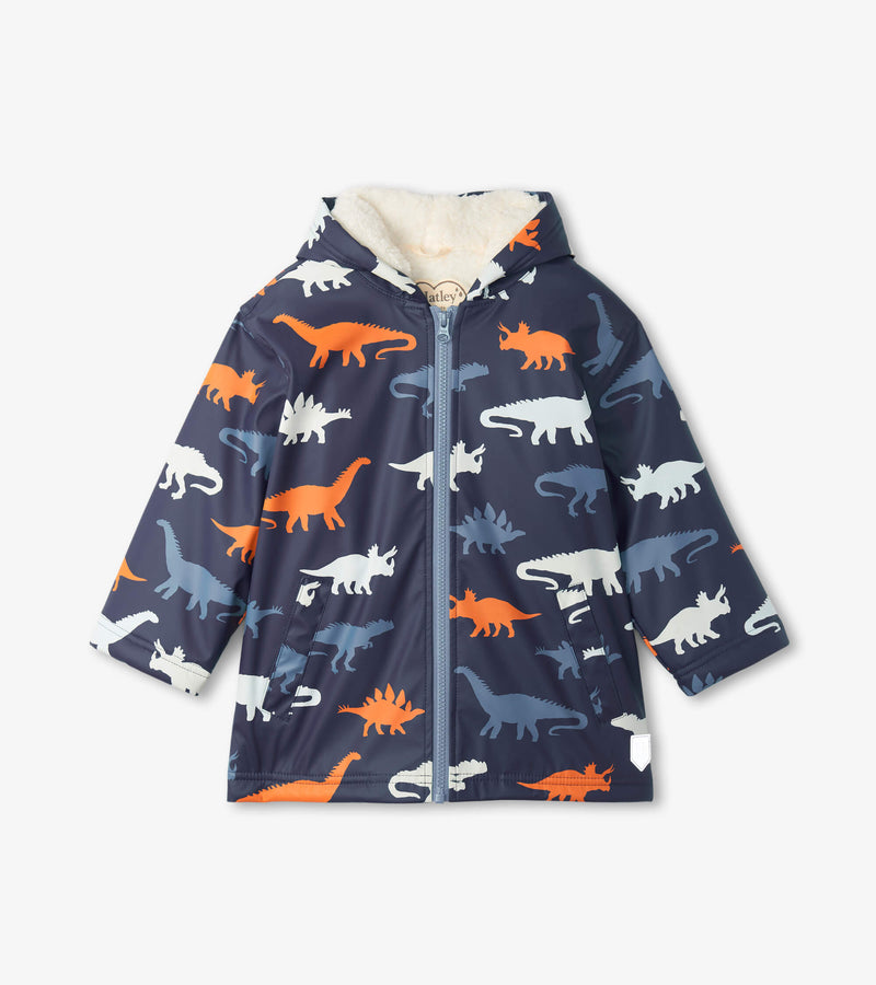 Dino Silhouettes Colour Changing Jacket - Solstice