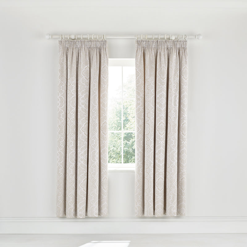 Enya Sand Lined Curtains