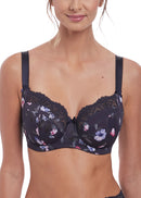 Katie Under-wired Side Support Bra - Navy