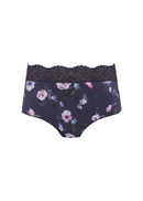 Katie High Waist Brief - Navy