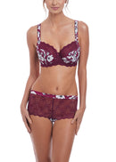 Olivia Under-wired Side Support Bra - Cherry