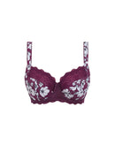 Olivia Under-wired Side Support Bra - Cherry