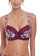 Olivia Under-wired Side Support Bra - Cherry