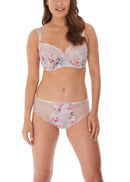 Sophie Under-wired Side Support Bra - Silver