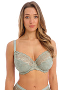 Aubree Underwire Side Support Bra - Vintage Green