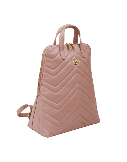 Alice Wheeler Henley Quilted Backpack - Pink