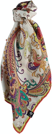 Silk Bandana - Deep Red