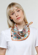 Silk Bandana - Deep Red