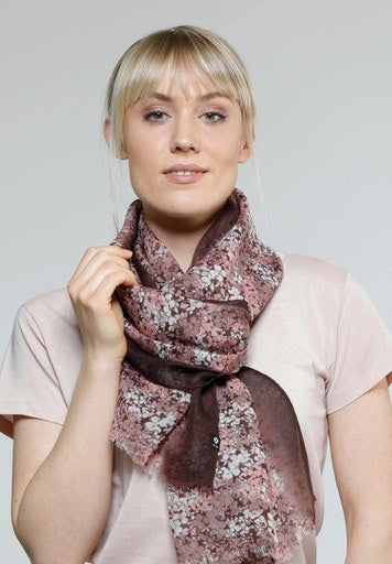 Polyester Scarf - Chocolate
