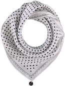 Silk Bandana - White
