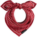 Silk Bandana - Deep Red