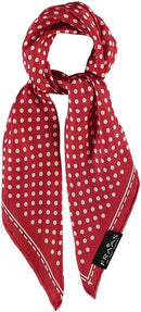 Silk Bandana - Deep Red