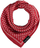 Silk Bandana - Deep Red