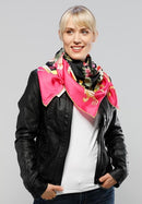 Silk Square - Fuschia