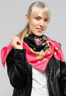 Silk Square - Fuschia