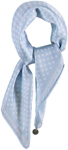 Silk Bandana - Baby Blue