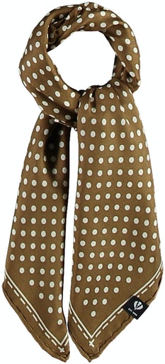 Silk Bandana - Brown