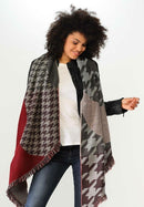 Acrylic Scarf - Deep Red