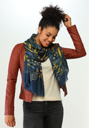 Viscose Scarf - Aqua