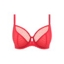 Signature Underwire Plunge Bra - Chili Red