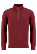 Troyer Zip Jumper - Winter Red
