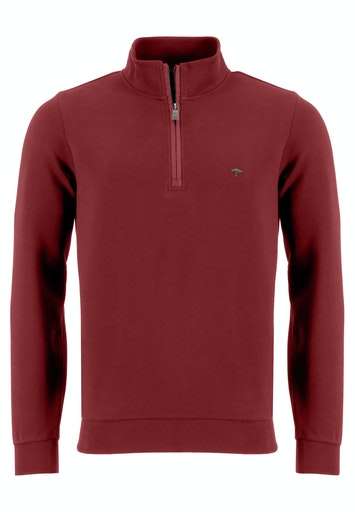Troyer Zip Jumper - Winter Red