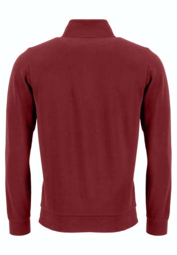 Troyer Zip Jumper - Winter Red