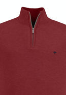 Troyer Zip Jumper - Winter Red