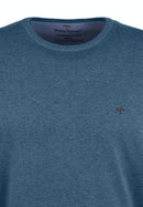 Plain Round Neck Jumper - Dolphin