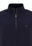 Troyer Zip Jumper - Navy