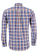 Long Sleeve Check Shirt - Mid Blue