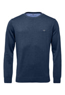 Plain Round Neck Jumper - Night