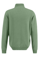 Plain Troyer Zip Jumper - Spring Green