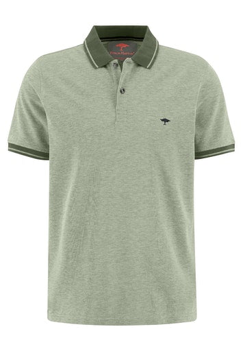 2 Tone Polo Shirt - Dusty Olive
