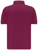 Short Sleeve Polo Shirt - Wine