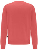 Superfine 3Ply Cotton V Neck - Orange