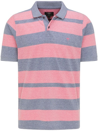 2 Tone Polo - Midnight/hibiscus