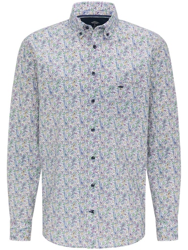 Button Down Shirt - Colourful Paisley