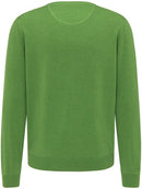 Plain Crew Neck Jumper - Cactus