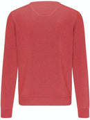 Plain Round Neck Jumper - Flamingo